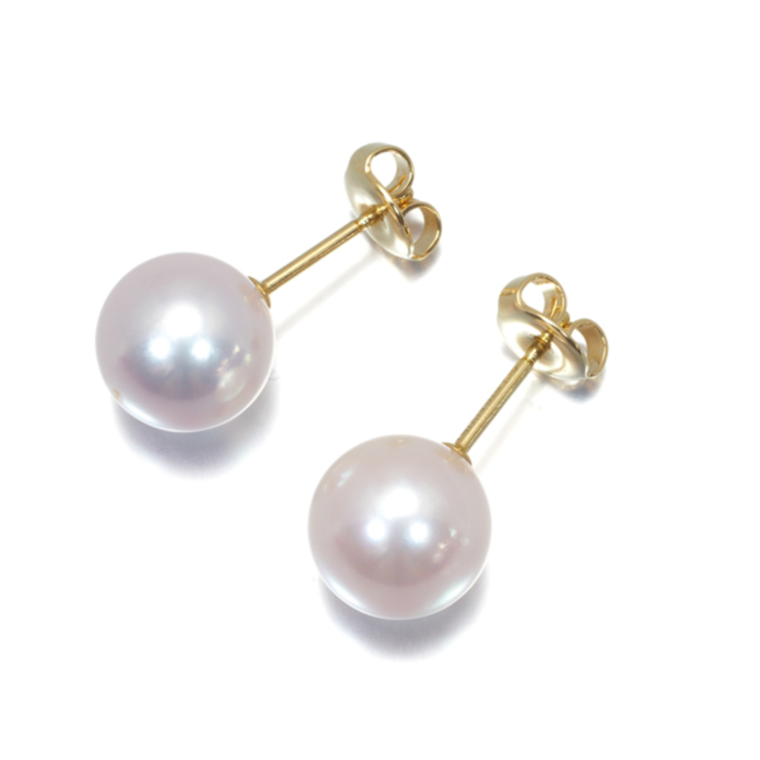 MIKIMOTO - ミキモト ピアス パール 真珠 9.7mm K18YG MIKIMOTO - ミキモト ピアス パール 真珠 9.7mm K18YG