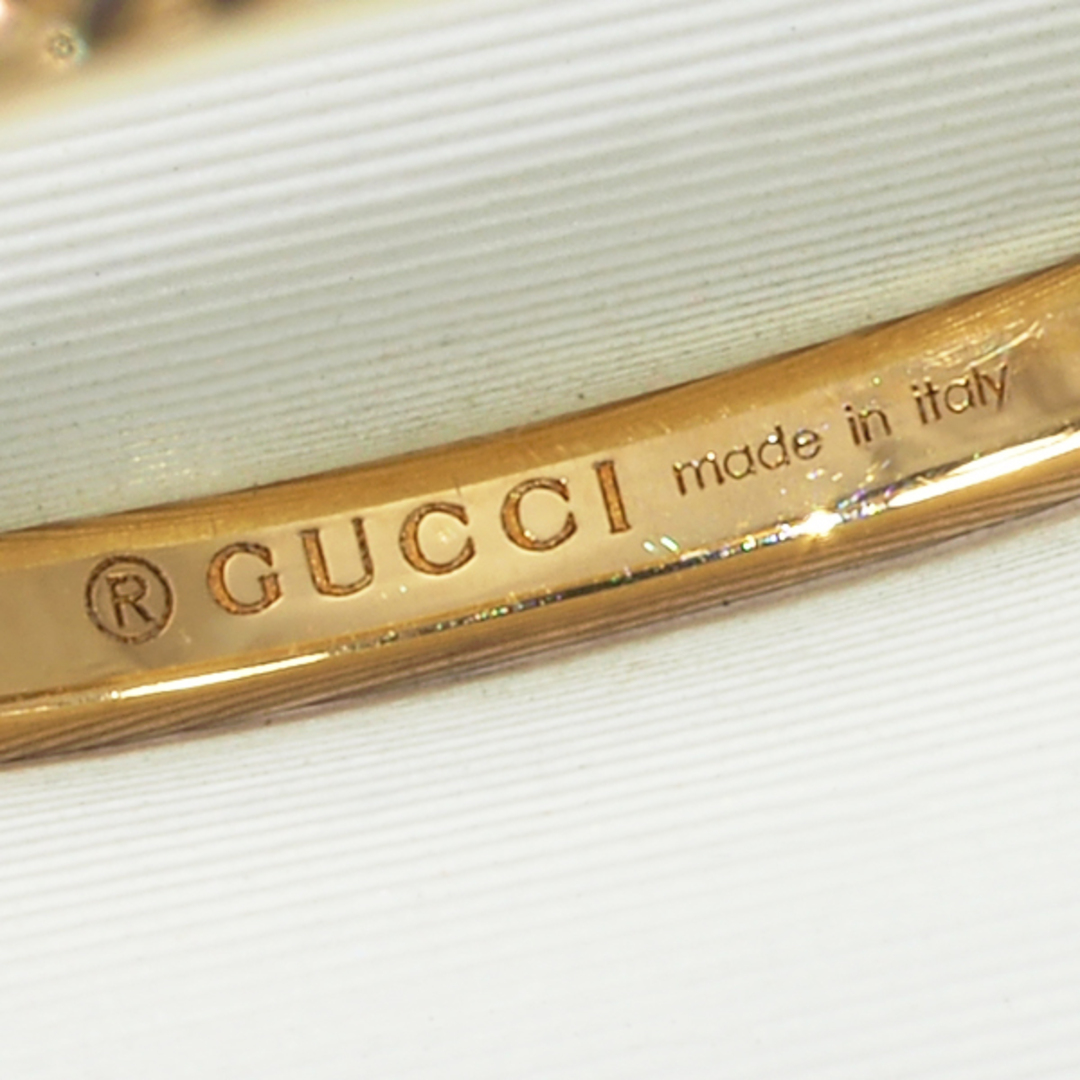 Gucci(グッチ)のグッチ リング GGランニング ロゴ 12号 K18YG 大幅値下げ品 レディースのアクセサリー(リング(指輪))の商品写真