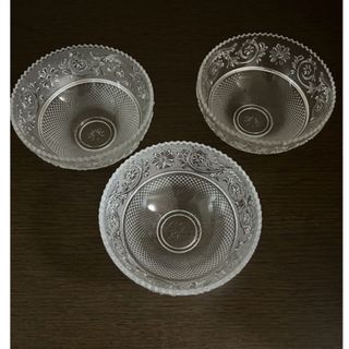 バカラ(Baccarat)のバカラ　アラベスク　スモールボウル　3個(食器)