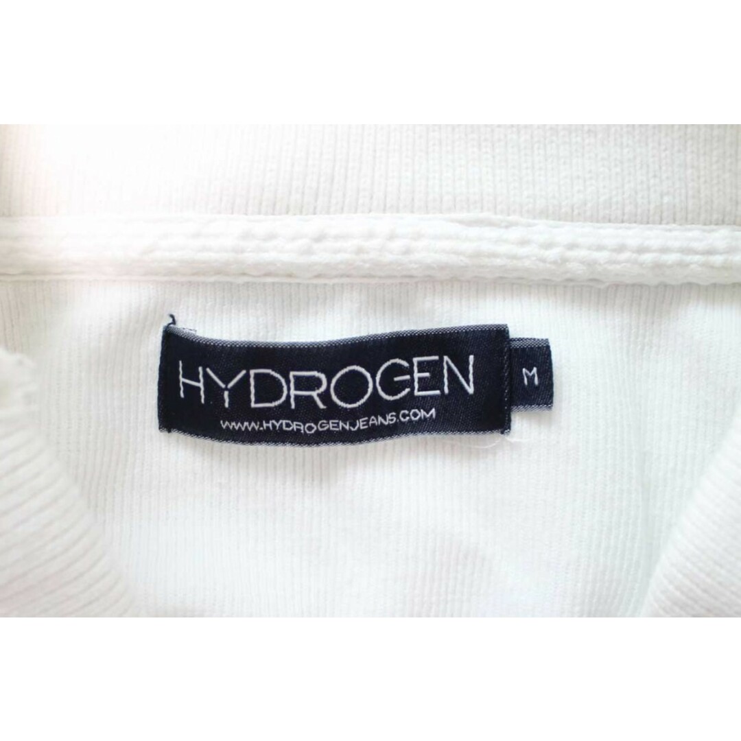 HYDROGEN(ハイドロゲン)の【値下げ】〓HYDROGEN/ハイドロゲン〓ダメージ加工ジップアップジャケット/長袖/刺繍/ワンポイント ホワイト/白 レディース M【中古】秋冬 709032 otr レディースのトップス(パーカー)の商品写真