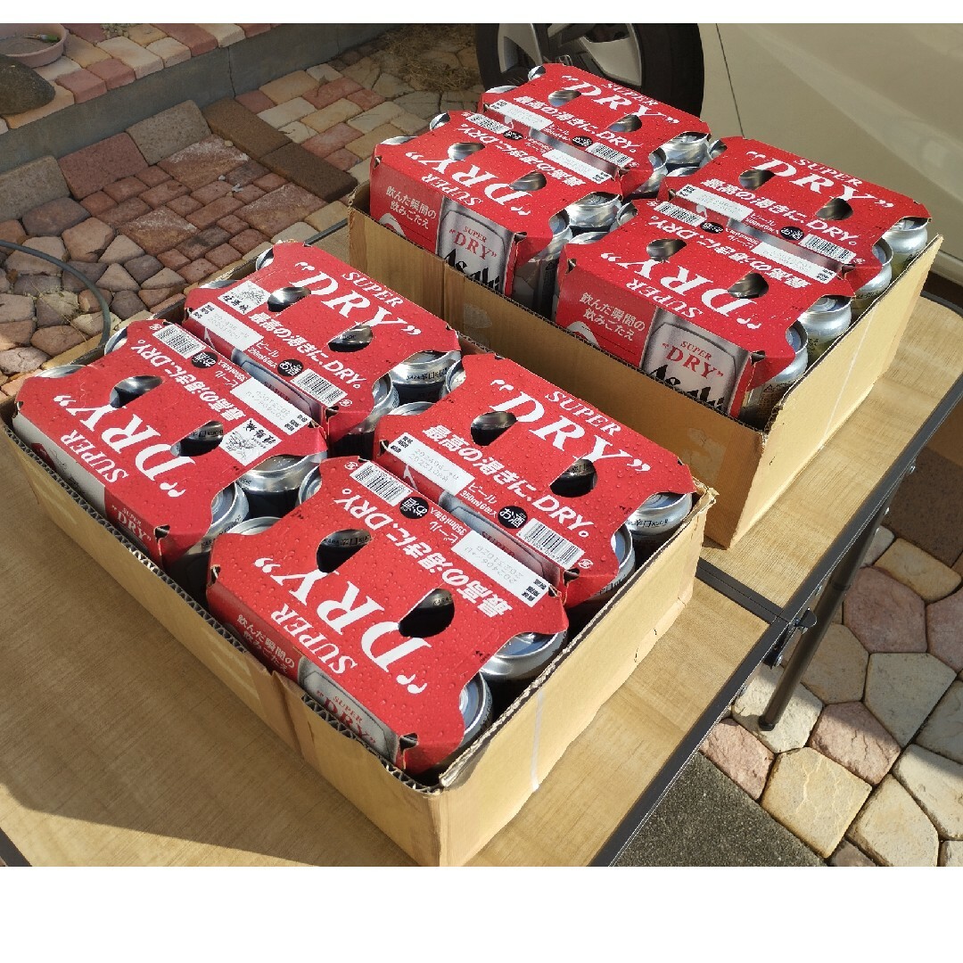 アサヒ(アサヒ)の櫻様専用bb89》Aスーパードライ350/500ml各24缶2箱セット 食品/飲料/酒の酒(ビール)の商品写真