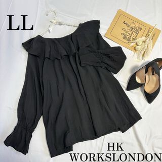 シマムラ(しまむら)のHK WORKSLONDON しまむら シフォン ブラウス シャツ 324a42(シャツ/ブラウス(長袖/七分))