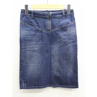 【値下げ】‡DIESEL/ディーゼル‡ダメージ加工デニムスカート/膝上丈 インディゴ レディース 23【中古】 春夏秋冬 903032