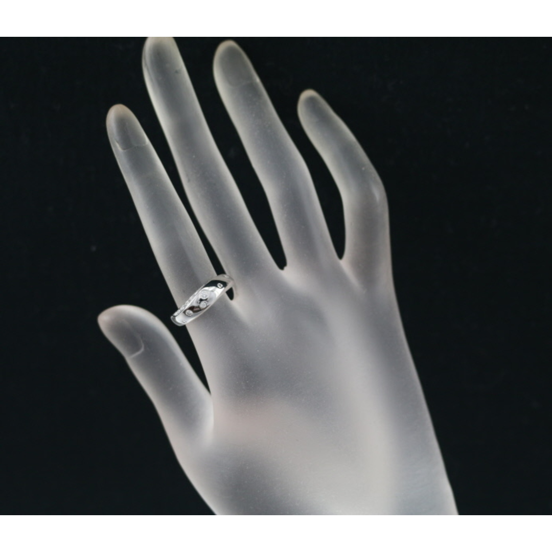 TASAKI(タサキ)のTASAKI タサキ リング ダイヤ ダイヤモンド 0.20ct ウェーブ 11号 K18WG 大幅値下げ品 レディースのアクセサリー(リング(指輪))の商品写真