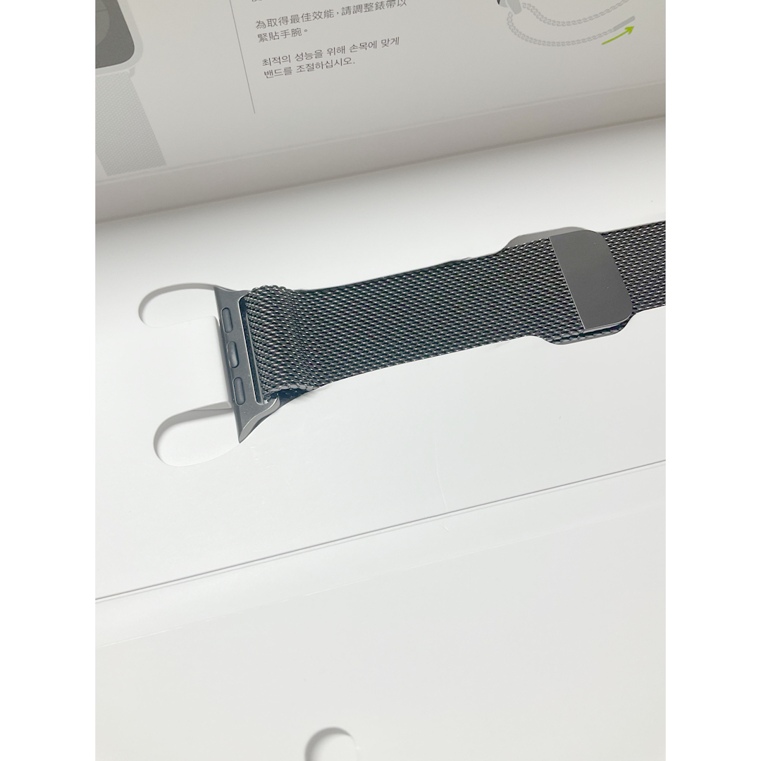 Apple Watch(アップルウォッチ)のApple Watch バンド ミラネーゼループ  グラファイト 41mm メンズの時計(金属ベルト)の商品写真