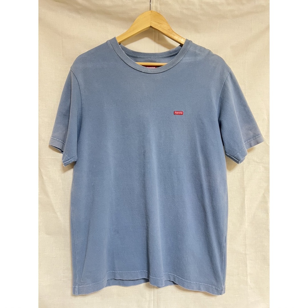 Supreme(シュプリーム)のSUPREME tシャツ　sサイズ　水色　BOXロゴ メンズのトップス(Tシャツ/カットソー(半袖/袖なし))の商品写真