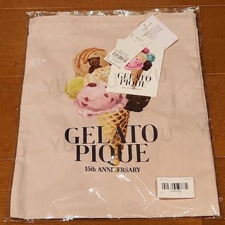 ジェラートピケ(gelato pique)のジェラートピケ　トートバッグ　15周年　ピンク(トートバッグ)