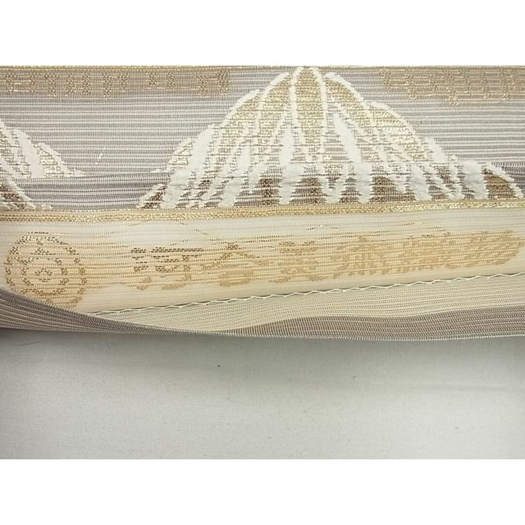 平和屋本店□極上 夏物 西陣 河合美術織物謹製 六通柄袋帯 唐織 平和屋本店□極上 夏物 西陣 河合美術織物謹製 六通柄袋帯 唐織