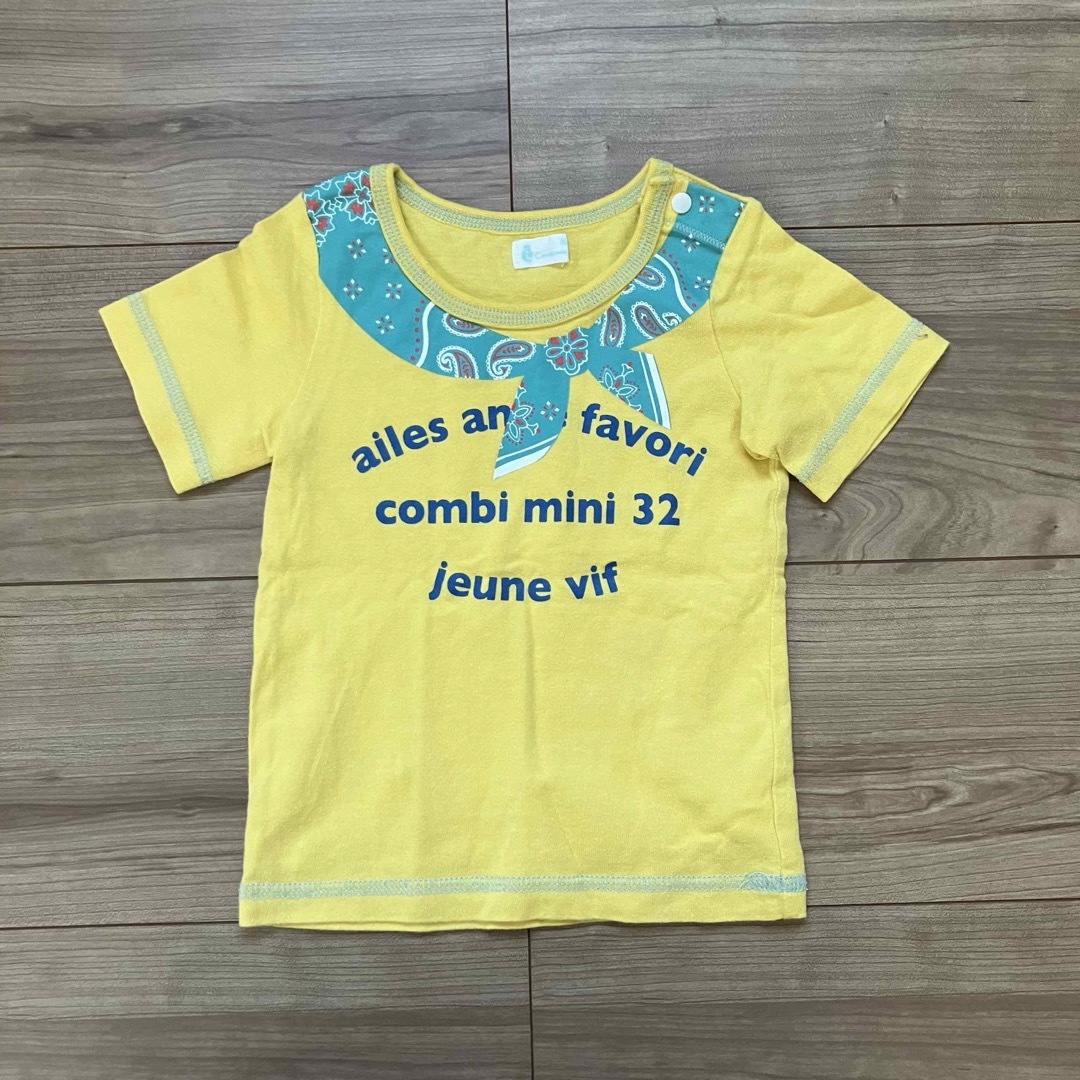 Combi mini(コンビミニ)の【美品】コンビミニ　Tシャツ　80 ※小さめです キッズ/ベビー/マタニティのベビー服(~85cm)(Ｔシャツ)の商品写真