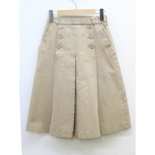 CARVEN - 【値下げ】‡CARVEN/カルヴェン‡コットンスカート/膝丈 ライトベージュ レディース 34 【中古】春夏秋冬 529032