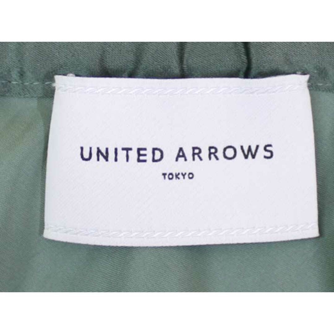 UNITED ARROWS(ユナイテッドアローズ)の■UNITED ARROWS/ユナイテッドアローズ■サテンフレアロングスカート/ロング丈 グリーン/緑 レディース 36【中古】春夏 622042 レディースのスカート(その他)の商品写真