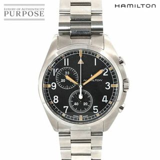 ハミルトン(Hamilton)のハミルトン HAMILTON カーキ アビエーション パイロット パイオニア H765220 クロノグラフ メンズ 腕時計 クォーツ Khaki VLP 90223056(腕時計(アナログ))