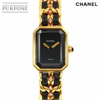 シャネル(CHANEL)のシャネル CHANEL プルミエール Lサイズ H0001 ヴィンテージ レディース 腕時計 ブラック 文字盤 VLP 90227745(腕時計)