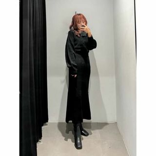 アズールバイマウジー(AZUL by moussy)のアズールバイマウジー♡2WAYケーブルニットワンピース(ロングワンピース/マキシワンピース)