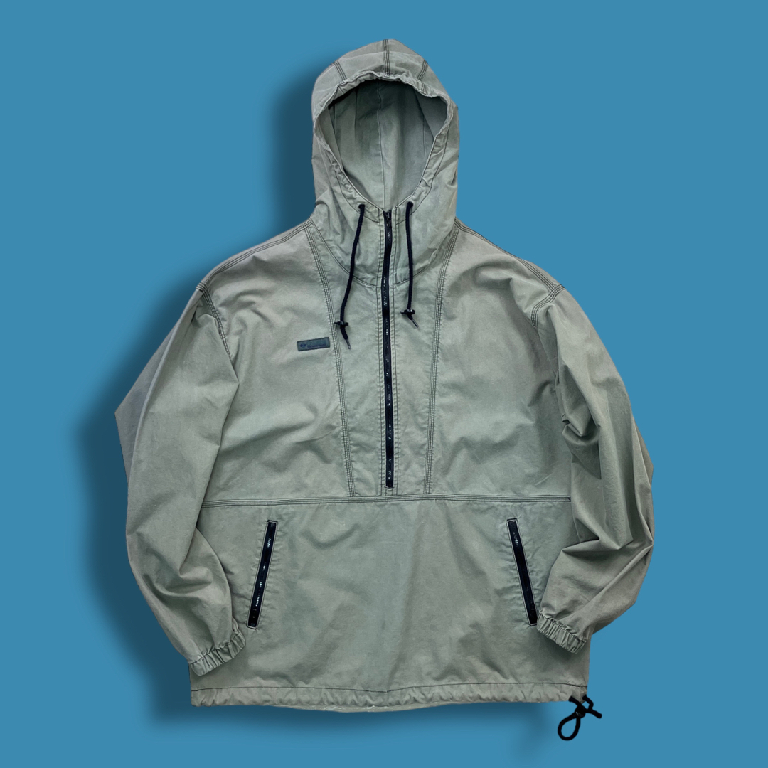 新版 Columbia - 90s コロンビア ヴィンテージコットンアノラック Mサイズ