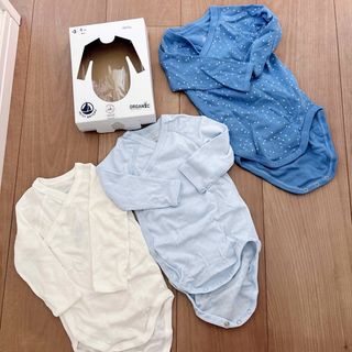 プチバトー(PETIT BATEAU)の新品6M(ロンパース)