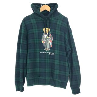 ポロラルフローレン(POLO RALPH LAUREN)の$$ POLO RALPH LAUREN ポロラルフローレン  パーカー チェック ブラックウォッチ グリーン(パーカー)