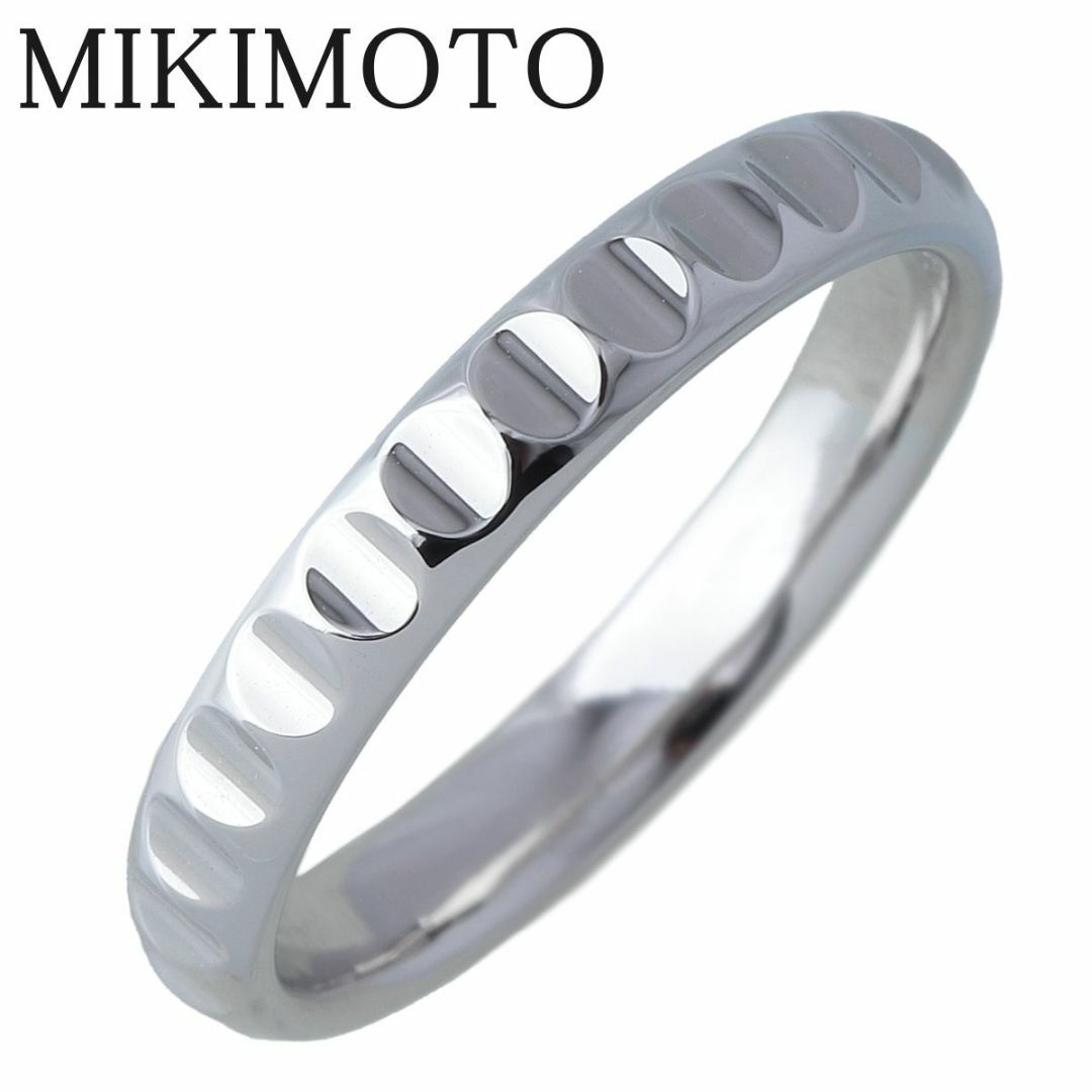 MIKIMOTO(ミキモト)のミキモト リュミエール リング 現行モデル 10号 PT950 FR-286R 新品仕上げ済 MIKIMOTO Lumière【16078】 レディースのアクセサリー(リング(指輪))の商品写真