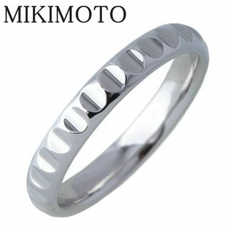 ミキモト(MIKIMOTO)のミキモト リュミエール リング 現行モデル 10号 PT950 FR-286R 新品仕上げ済 MIKIMOTO Lumière【16078】(リング(指輪))