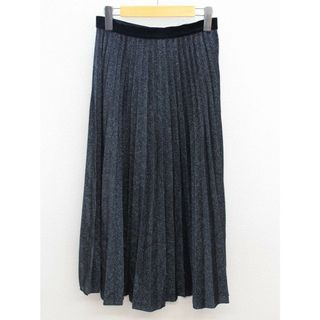 ザラ(ZARA)の新品未使用品‡ZARA/ザラ‡プリーツラメスカート/ ミモレ丈 ブラック/黒 レディース S  春夏 107022(その他)