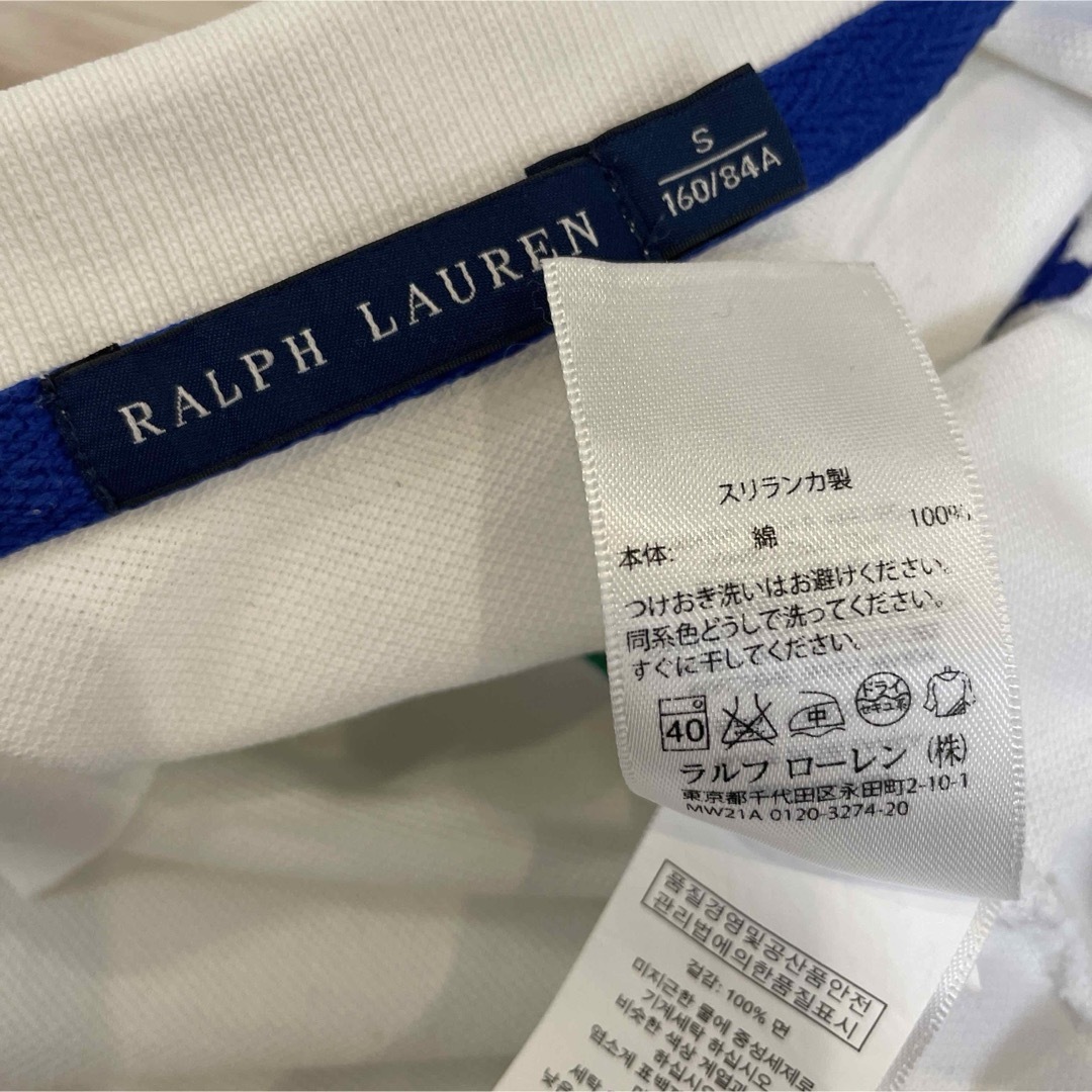 Ralph Lauren(ラルフローレン)のRALPHLAUREN＊白 ポロシャツ ラルフローレン ゴルフウェア ポニー刺繍 スポーツ/アウトドアのゴルフ(ウエア)の商品写真