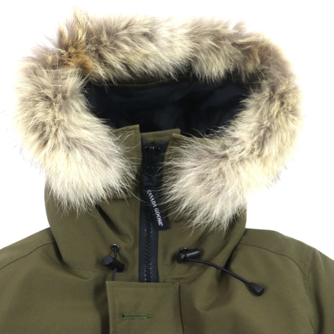 CANADA GOOSE(カナダグース)の美品 CANADA GOOSE カナダグース 3426MA CHATEAU ロゴワッペン・ファー・フード付き WZIP ダウンジャケット カーキ XS カナダ製 正規品 メンズ メンズのジャケット/アウター(ダウンジャケット)の商品写真