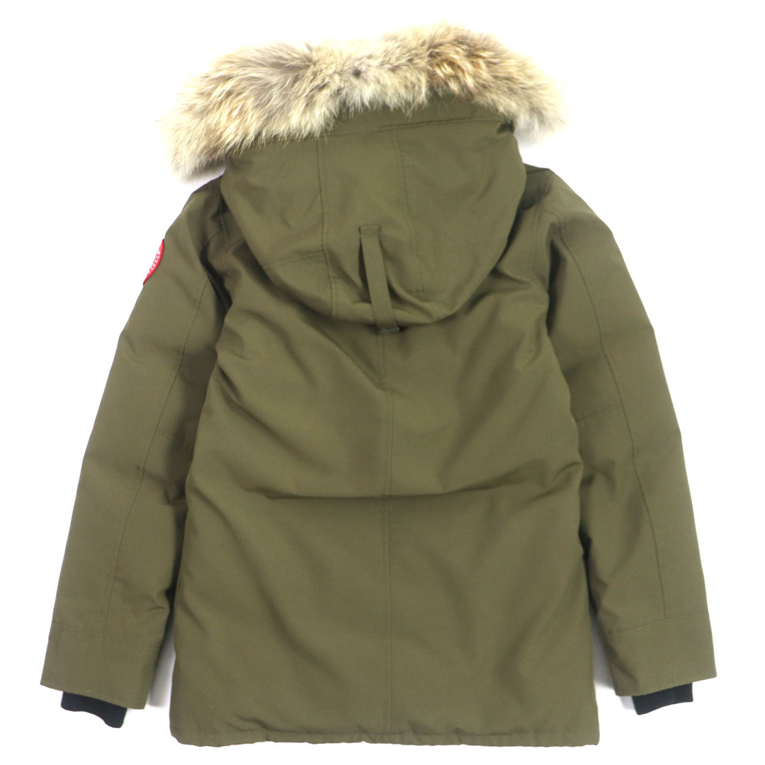 CANADA GOOSE(カナダグース)の美品 CANADA GOOSE カナダグース 3426MA CHATEAU ロゴワッペン・ファー・フード付き WZIP ダウンジャケット カーキ XS カナダ製 正規品 メンズ メンズのジャケット/アウター(ダウンジャケット)の商品写真