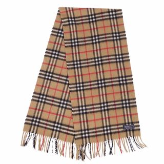 バーバリー(BURBERRY)の美品 Vintage バーバリー Burberrys ストール ショール マフラー チェック柄 カシミヤ100％ 英国製 レディース ブラウン(ストール/パシュミナ)