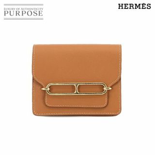 エルメス(Hermes)の未使用 展示品 エルメス HERMES ロウリス ルリ スリム ヴェルソ ウォレット 二つ折り 財布 エバーカラー ゴールド ライム B刻印 VLP 90226321(財布)