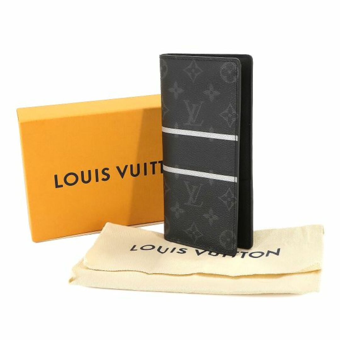 LOUIS VUITTON(ルイヴィトン)の未使用 展示品 ルイ ヴィトン LOUIS VUITTON フラグメント モノグラム エクリプス フラッシュ ポルトフォイユ ブラザ 長財布 VLP 90226338 メンズのファッション小物(長財布)の商品写真