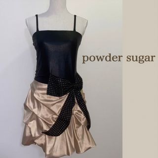 powder sugar ビッグリボンバルーンワンピース