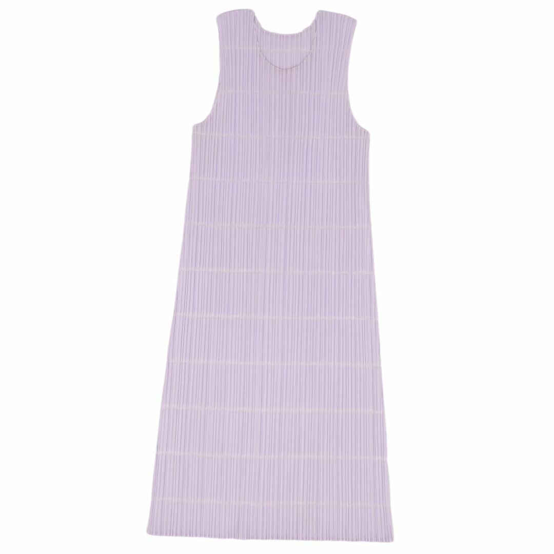PLEATS PLEASE ISSEY MIYAKE - 美品 プリーツプリーズ イッセイミヤケ PLEATS PLEASE ワンピース ノースリーブ プリーツ トップス レディース 3(L相当) ライトブルー
