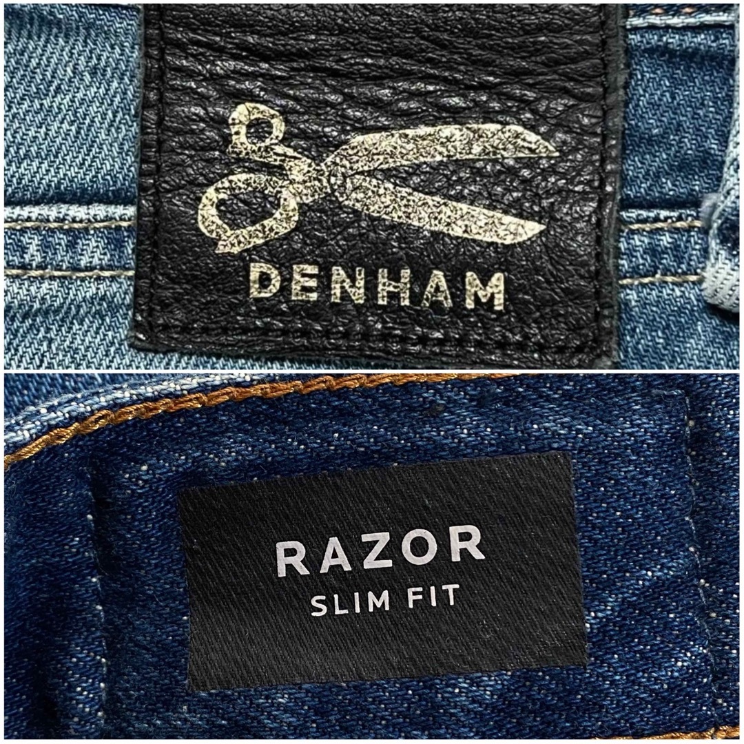 DENHAM - デンハム RAZOR Candiani SLIM FIT ストレッチ サイズ DENHAM - デンハム RAZOR Candiani SLIM FIT ストレッチ サイズ