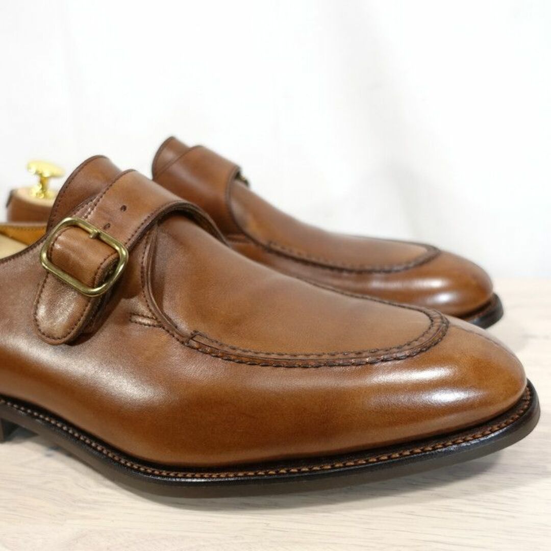 JOHN LOBB(ジョンロブ)の【良品】ジョンロブ　Ｕチップシングルモンク　OSNER　John Lobb メンズの靴/シューズ(ドレス/ビジネス)の商品写真