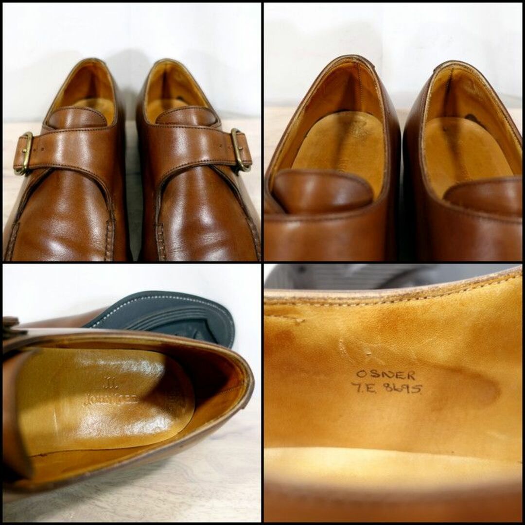 JOHN LOBB(ジョンロブ)の【良品】ジョンロブ　Ｕチップシングルモンク　OSNER　John Lobb メンズの靴/シューズ(ドレス/ビジネス)の商品写真