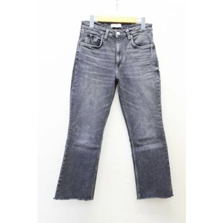 ザラ(ZARA)の【値下げ】■ZARA/ザラ■カットオフデニムパンツ/シンプル/長ズボン グレー/灰色 レディース 26【中古】春夏秋冬 311132(その他)