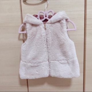 ザラキッズ(ZARA KIDS)のZARA ファーコート(ジャケット/上着)