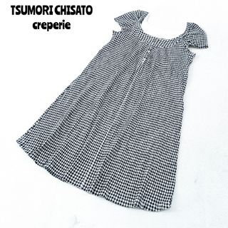 ツモリチサト(TSUMORI CHISATO)の★ ツモリチサト クレプリ ★ ギンガムチェック 楊柳 ワンピース(ロングワンピース/マキシワンピース)