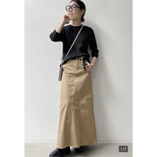 アパルトモンドゥーズィエムクラス(L'Appartement DEUXIEME CLASSE)のL'Appartement Chino Maxi Skirt 36(ロングスカート)