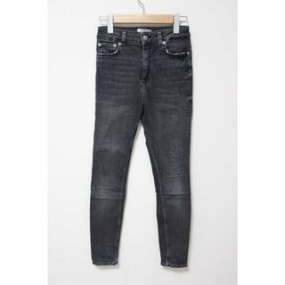 ザラ(ZARA)の【値下げ】●ZARA/ザラ●ダメージ加工スキニデニムパンツ/十分丈 ブラック/黒 レディース 26【中古】春夏秋冬 410122(その他)