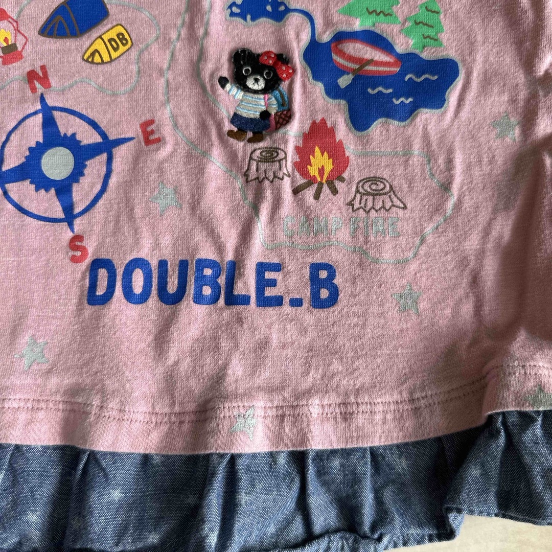 DOUBLE.B(ダブルビー)のダブルビー　 キッズ/ベビー/マタニティのキッズ服女の子用(90cm~)(Tシャツ/カットソー)の商品写真