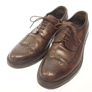 サントーニ(Santoni)のサントーニ レザーシューズ ウイングチップ 6936 ブラウン系【AFC31】(ドレス/ビジネス)