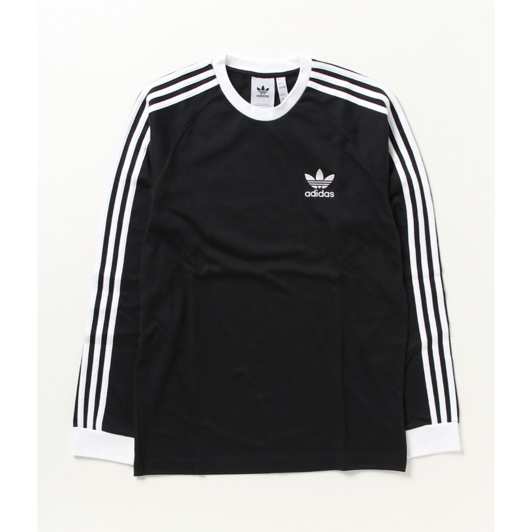 adidas(アディダス)のadidas ロンＴ ブラック 3XL メンズのトップス(Tシャツ/カットソー(七分/長袖))の商品写真