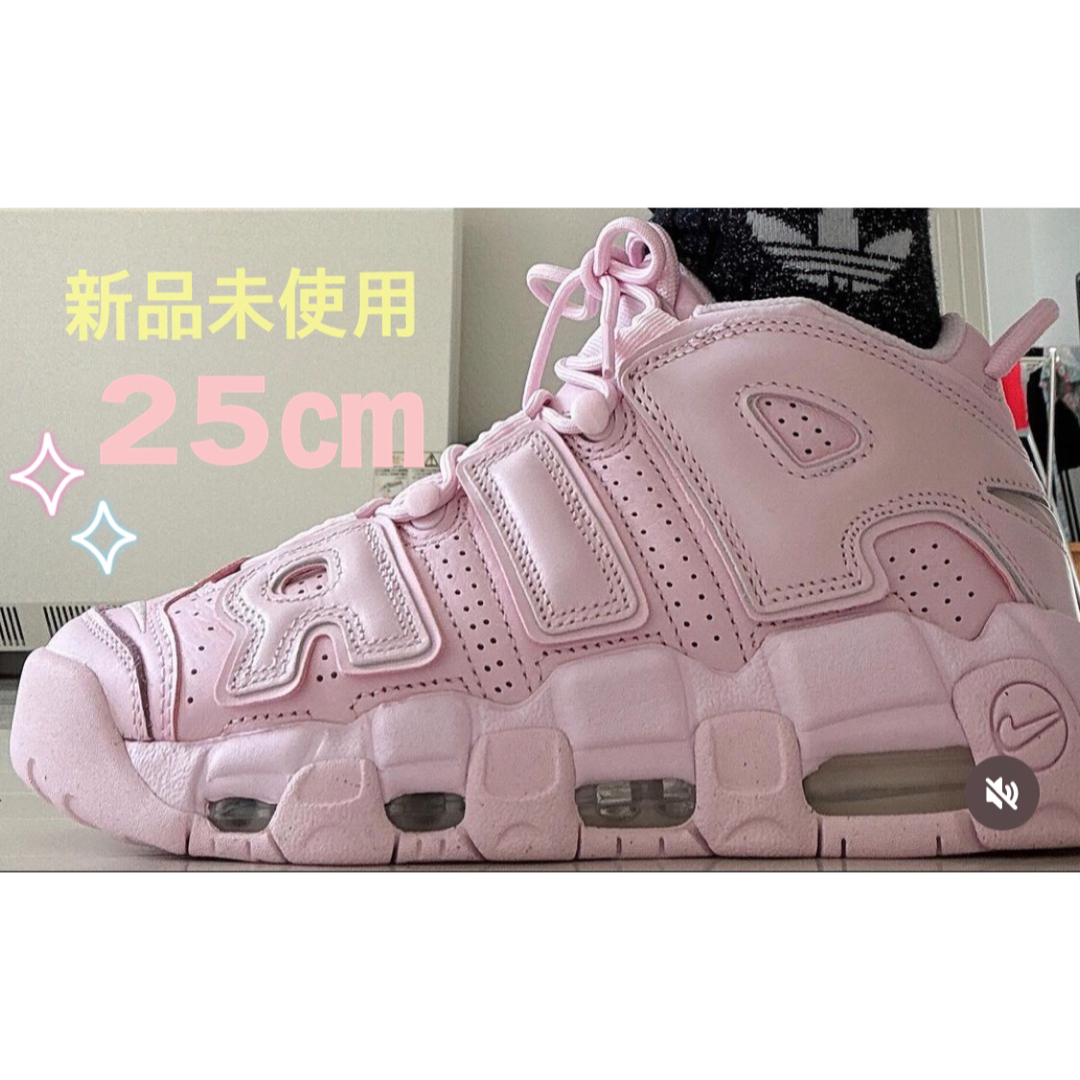 NIKE(ナイキ)のNIKE W AIR MORE UPTEMPO 25㎝　新品未使用 レディースの靴/シューズ(スニーカー)の商品写真