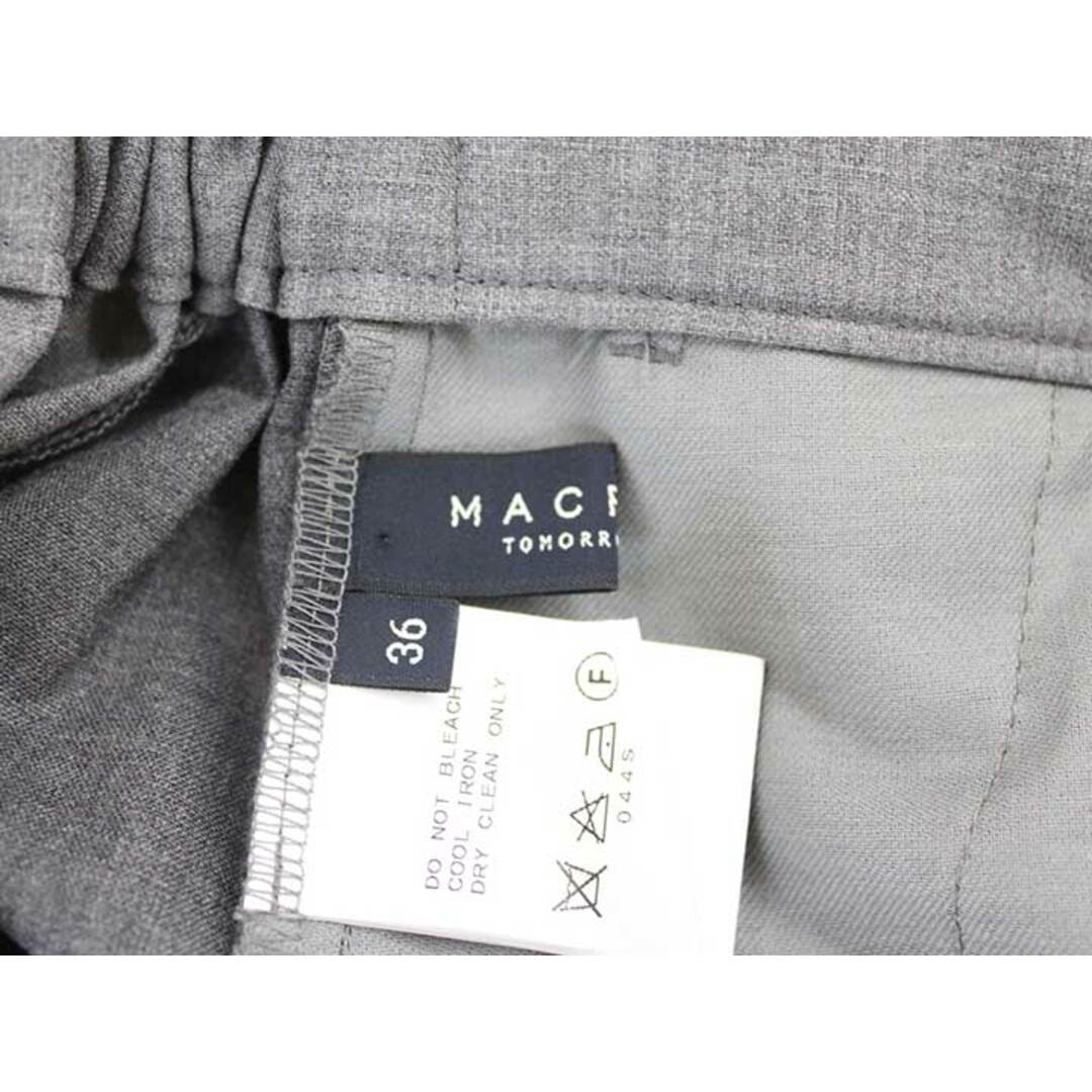 MACPHEE(マカフィー)の▲MACPHEE/マカフィー▲イージーテーパードパンツ/ボトムス/ロングパンツ/ウエストゴム/サイド切替 グレー系 レディース 36【中古】春夏 226022 レディースのパンツ(その他)の商品写真