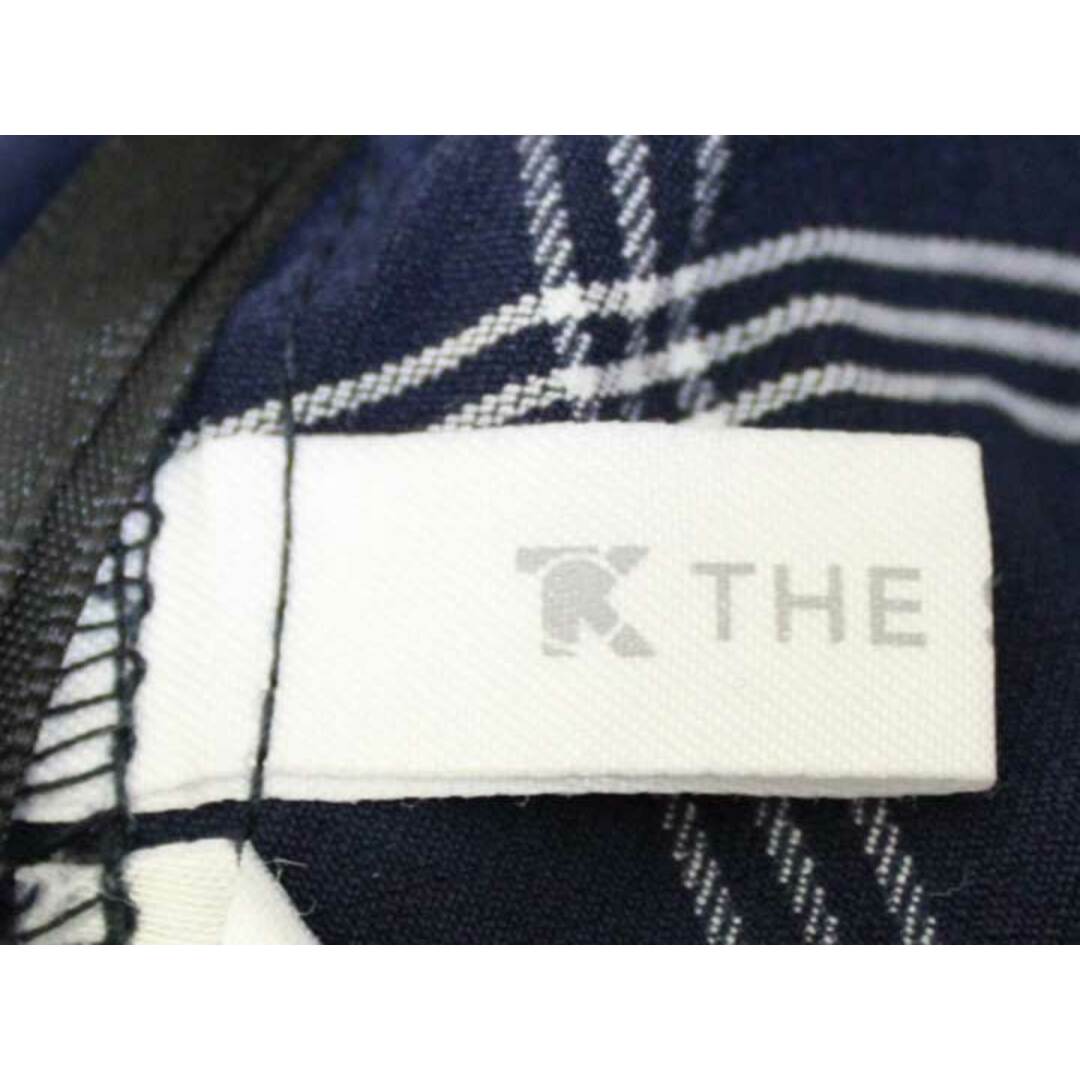 THE SHOP TK(ザショップティーケー)の☆THE SHOP TK /ザ ショップティーケー☆ハイパーストレッチテーパードパンツ/ウエストゴム/ポケット/カジュアル ネイビー×ホワイト/紺×白 レディース M【中古】春夏 206032 レディースのパンツ(その他)の商品写真