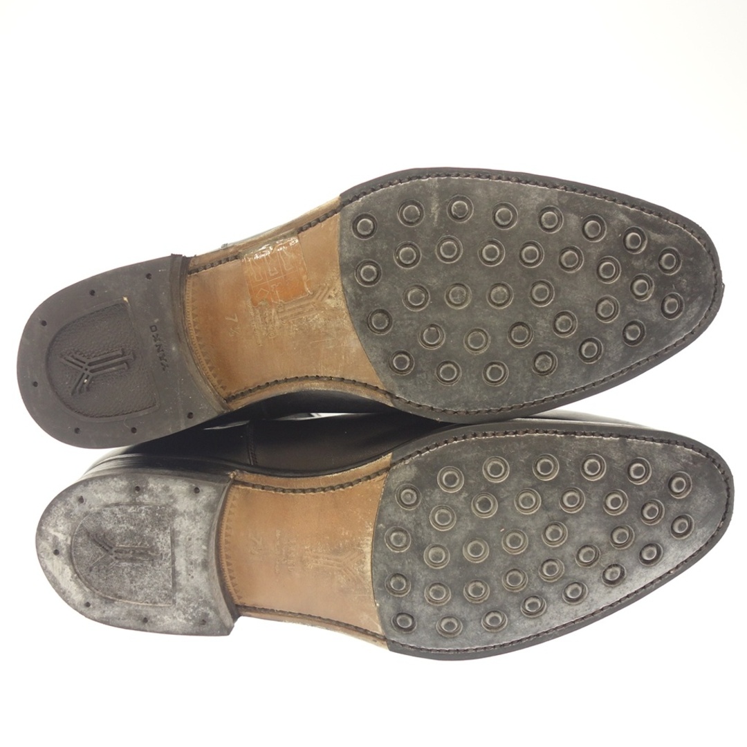 YANKO(ヤンコ)のヤンコ サイドゴアブーツ メンズ ブラック 7.5 YANKO【AFC52】 メンズの靴/シューズ(ブーツ)の商品写真