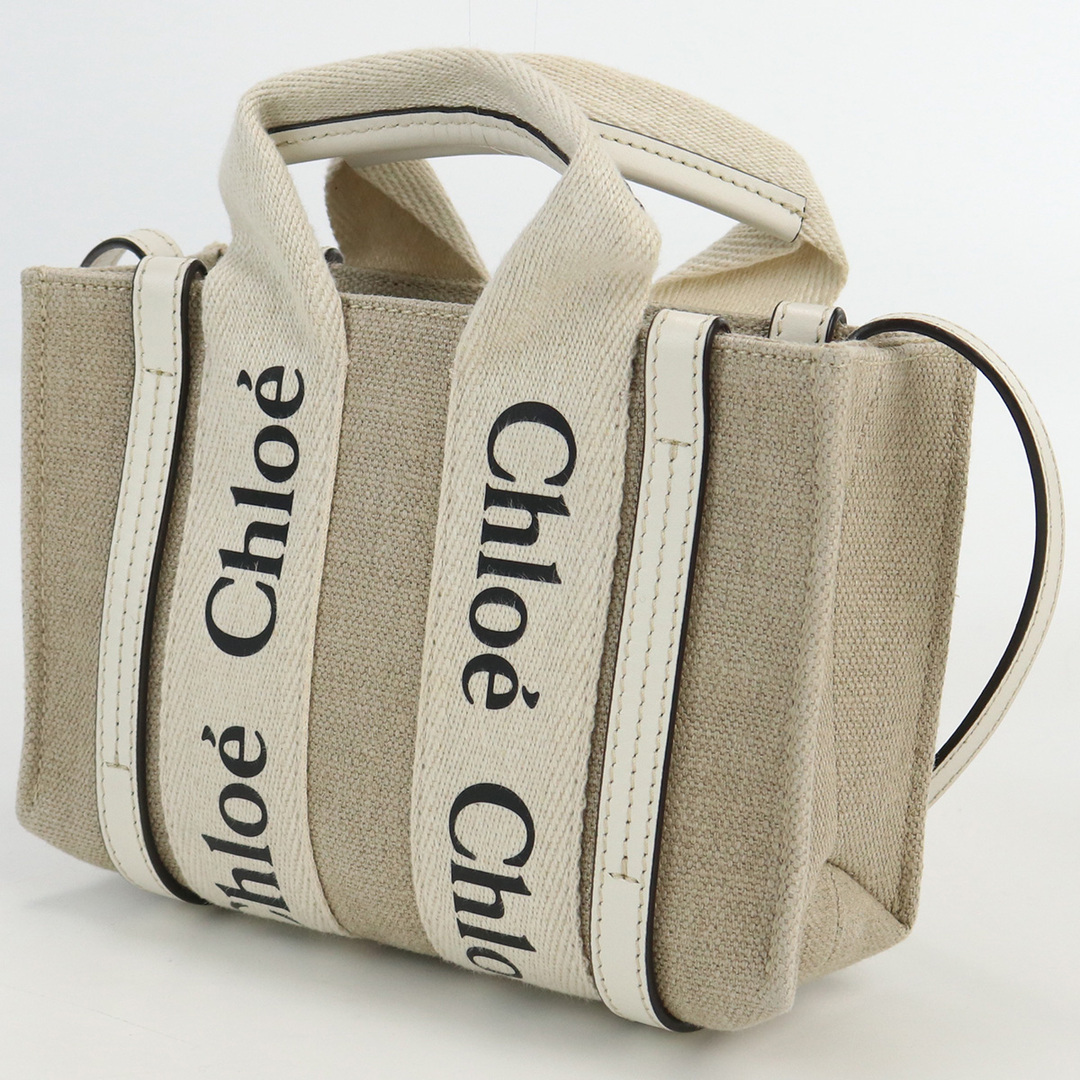 Chloe(クロエ)のクロエ  ミニ トートバッグ ウッディ CHC22AP237I26 101 斜め掛け ショルダーバッグ レディースのバッグ(ショルダーバッグ)の商品写真