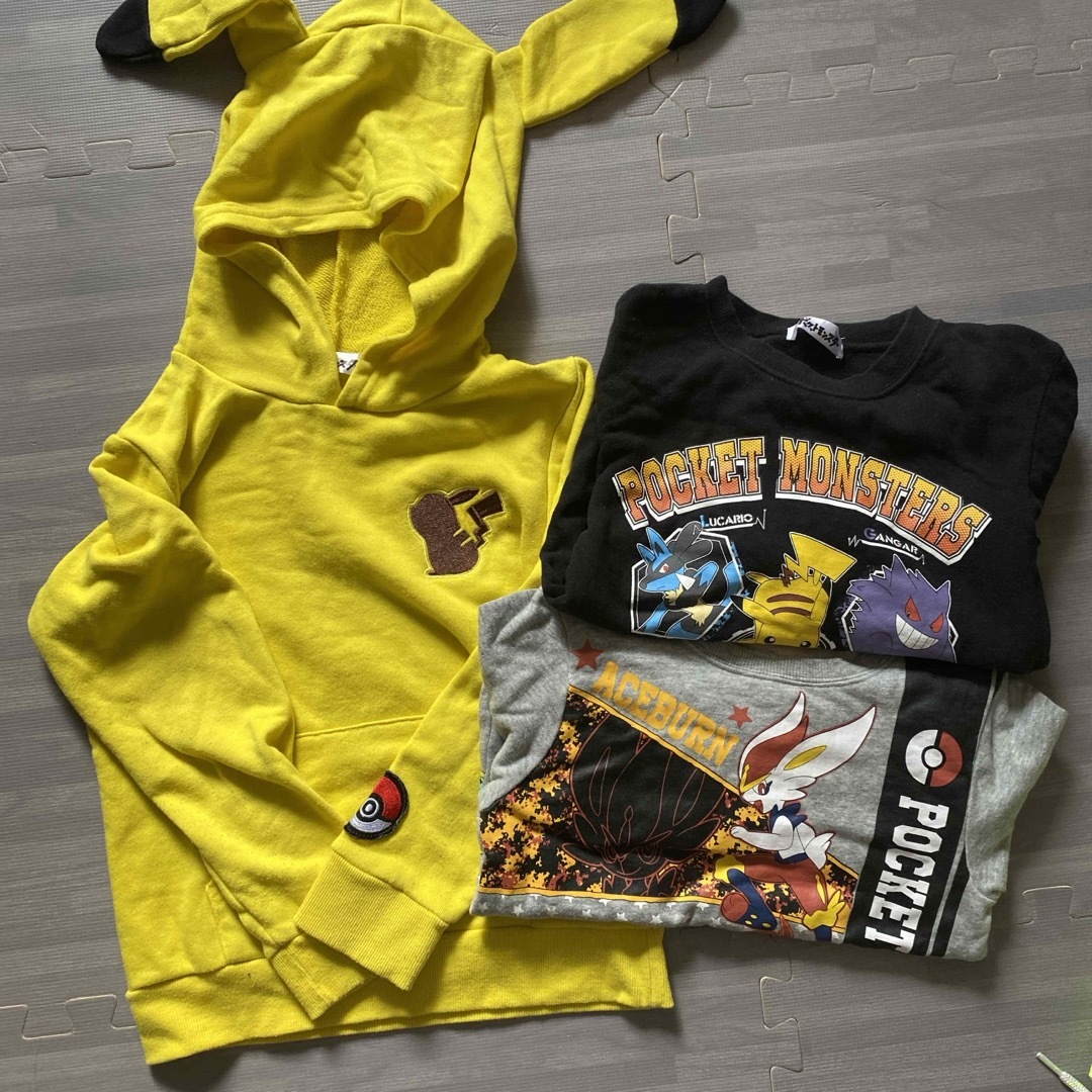 ポケモン(ポケモン)のポケモン　トレーナー　セット キッズ/ベビー/マタニティのキッズ服男の子用(90cm~)(Tシャツ/カットソー)の商品写真