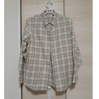 ユニクロ(UNIQLO)の【ユニクロ】フランネルチェックシャツ レディースMサイズ(シャツ/ブラウス(長袖/七分))